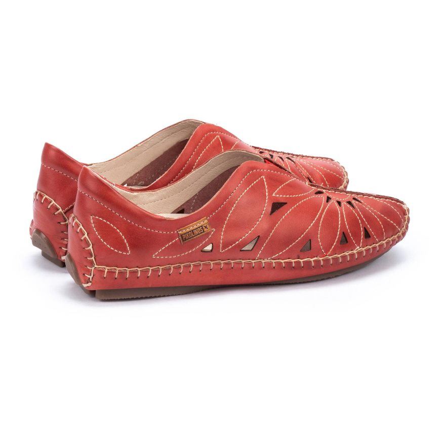 Red Pikolinos JEREZ Women's Moccasins | BDJT92703