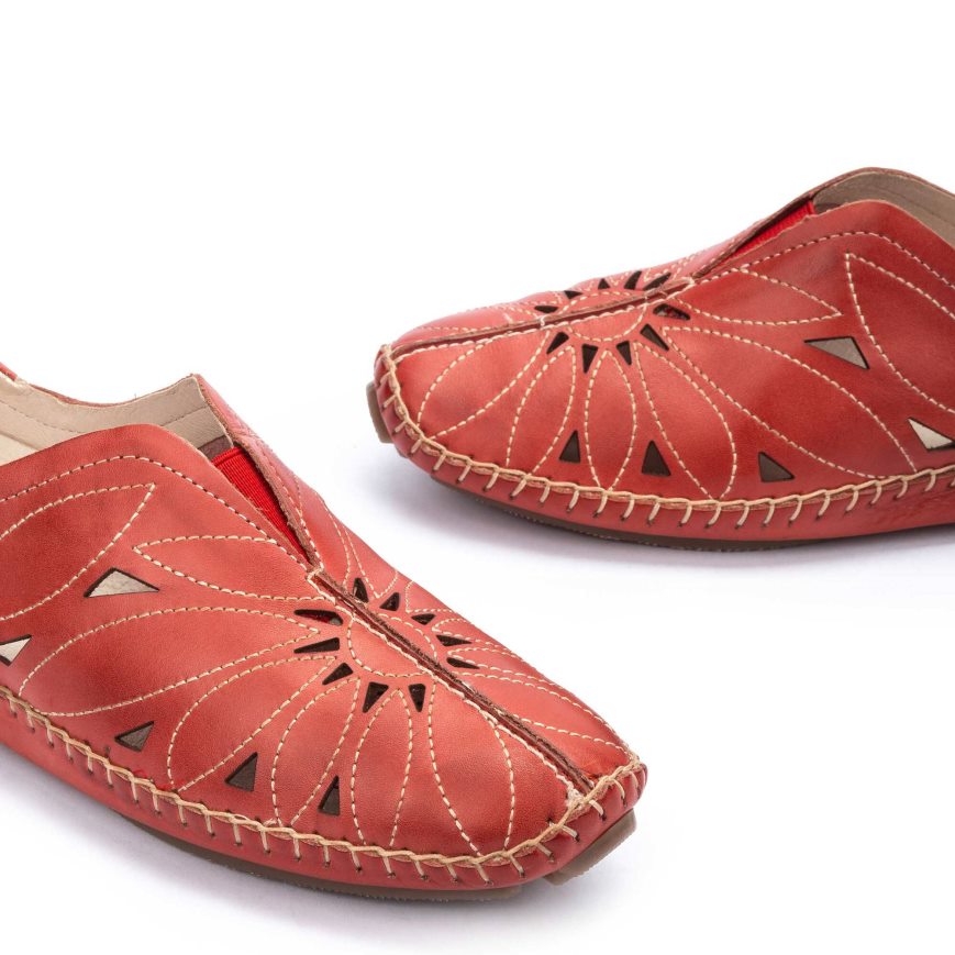 Red Pikolinos JEREZ Women's Moccasins | BDJT92703