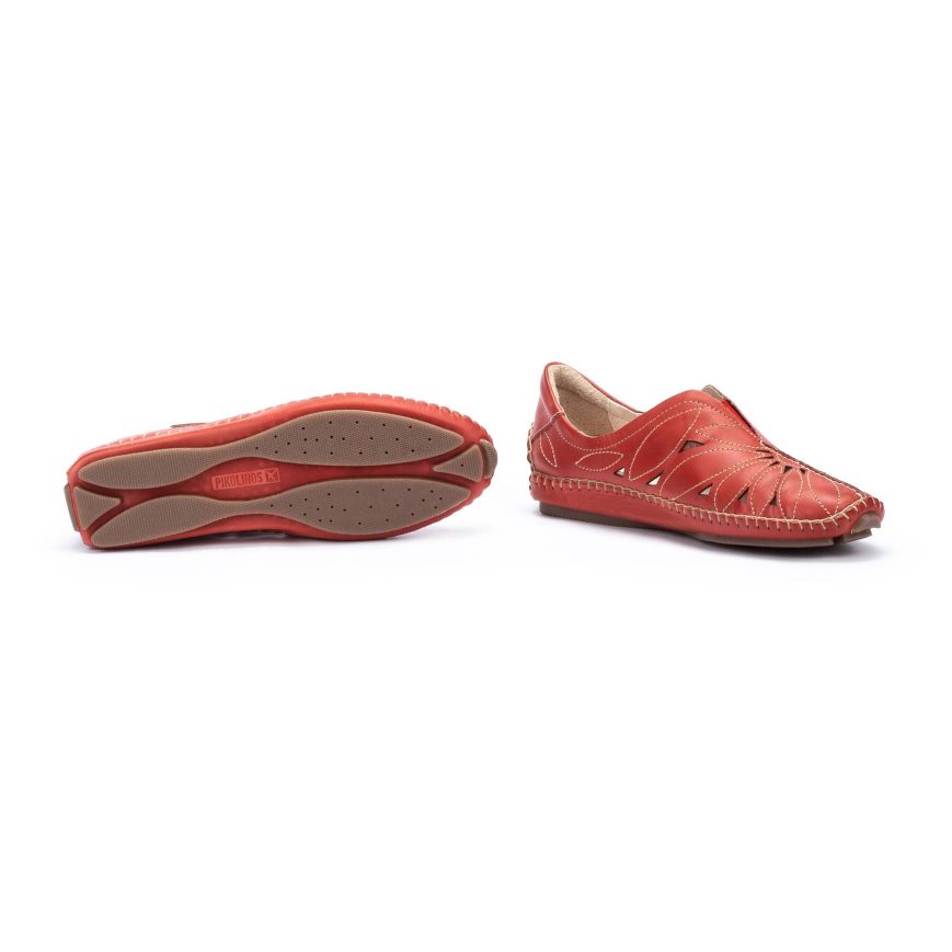 Red Pikolinos JEREZ Women's Moccasins | BDJT92703