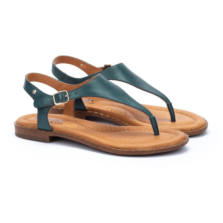 Turquoise Pikolinos ALGAR Women's Sandals | EFHJ39T41