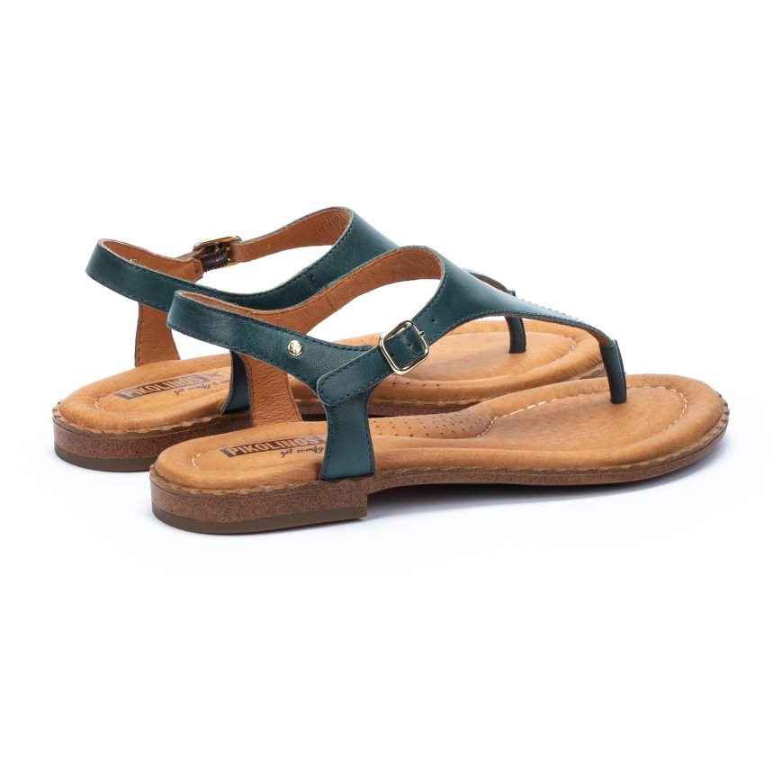 Turquoise Pikolinos ALGAR Women's Sandals | EFHJ39T41