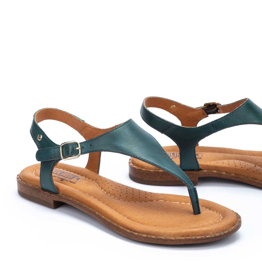 Turquoise Pikolinos ALGAR Women's Sandals | EFHJ39T41