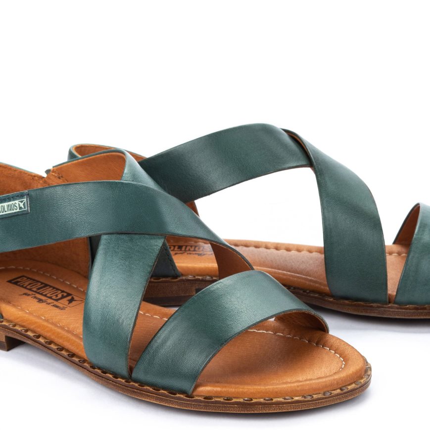 Turquoise Pikolinos ALGAR Women's Sandals | YAMB07819