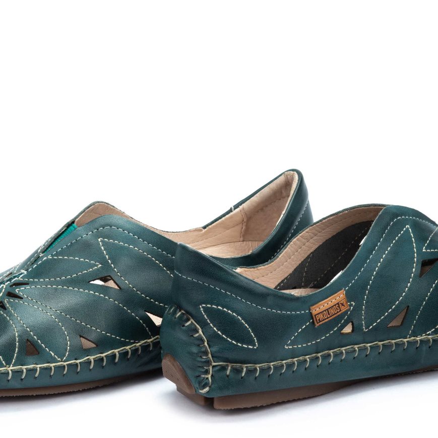 Turquoise Pikolinos JEREZ Women's Moccasins | TMJI90483