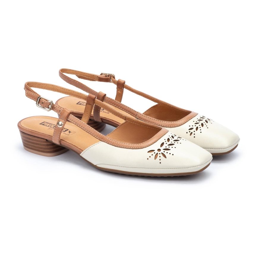 White Pikolinos ALAMEDA Women's Pumps | BMYH94821