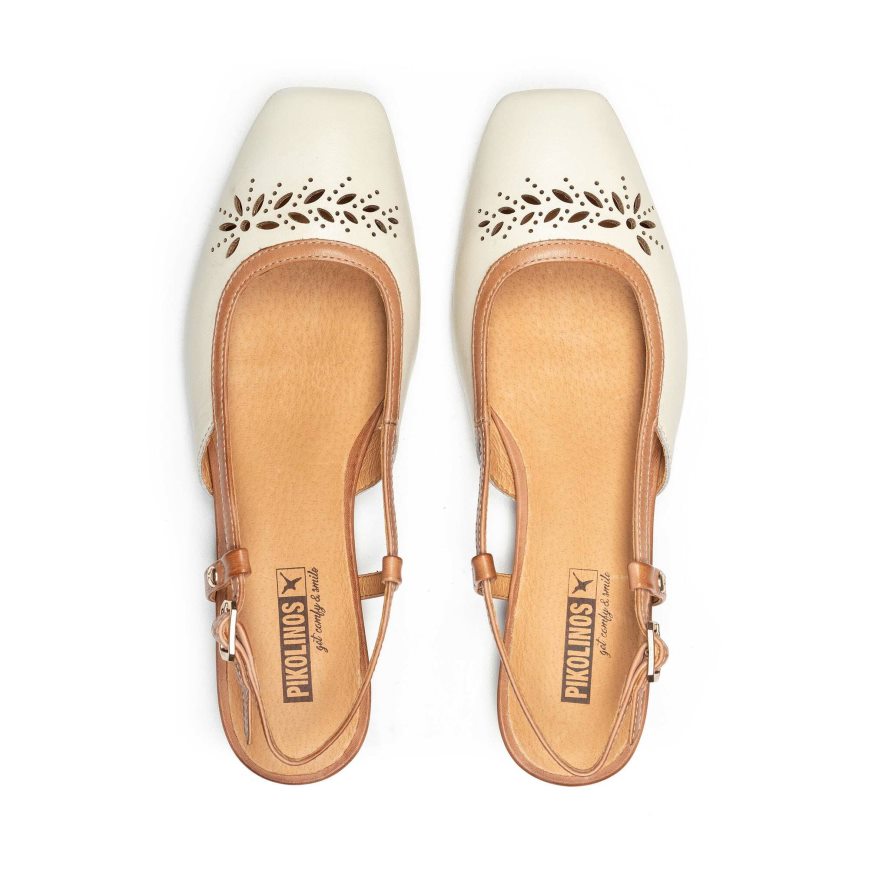 White Pikolinos ALAMEDA Women's Pumps | BMYH94821