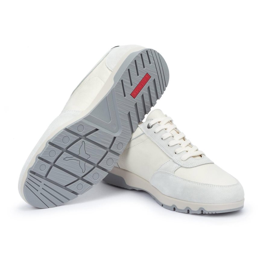 White Pikolinos ALARCON Men's Sneakers | ZVUE138T9