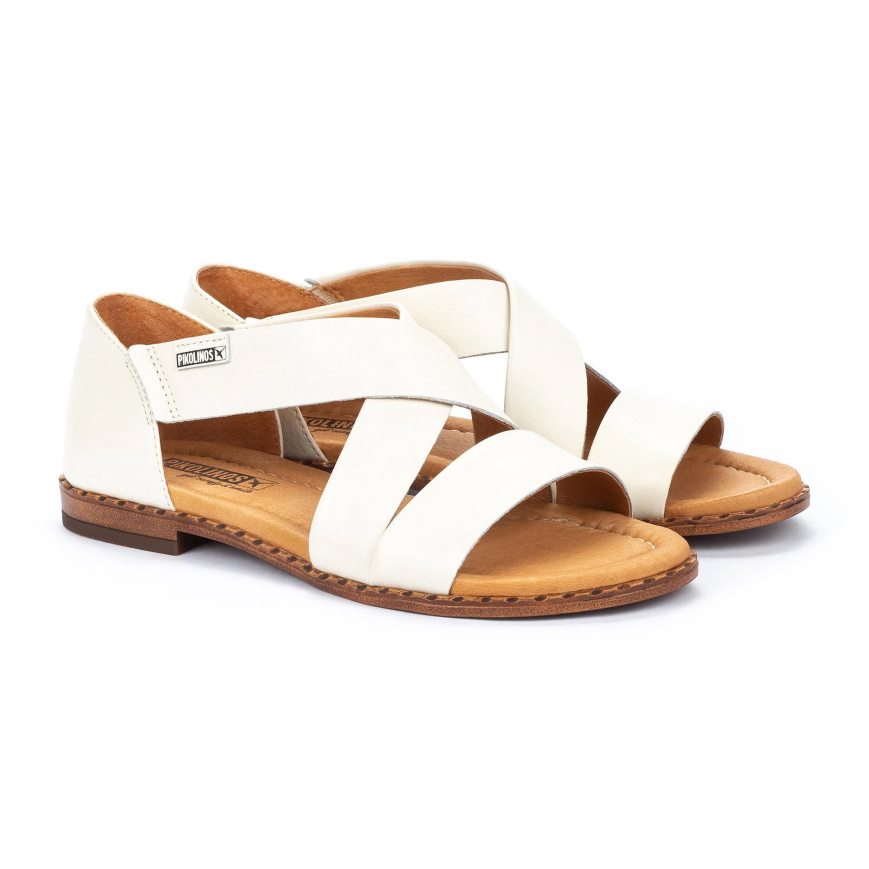 White Pikolinos ALGAR Women's Sandals | FWDY06791