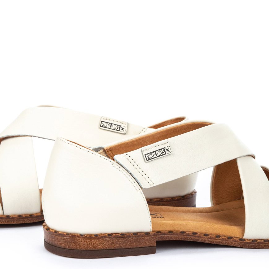 White Pikolinos ALGAR Women's Sandals | FWDY06791