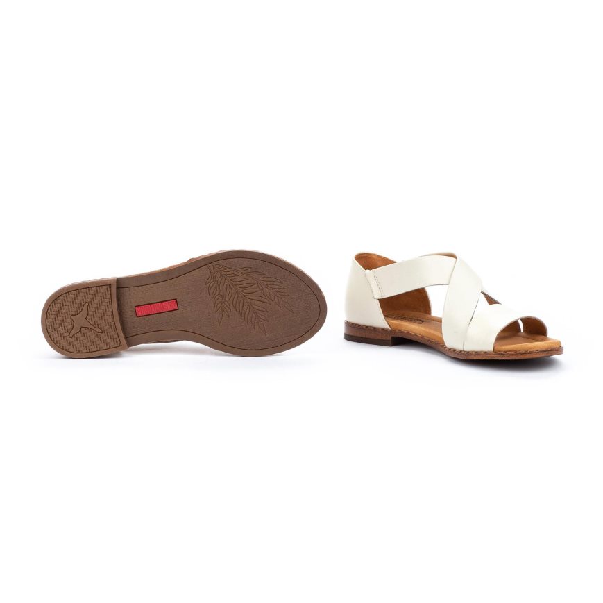 White Pikolinos ALGAR Women's Sandals | FWDY06791