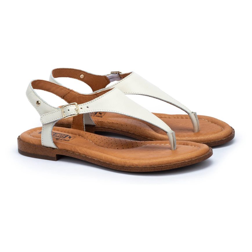 White Pikolinos ALGAR Women's Sandals | SMWE79162