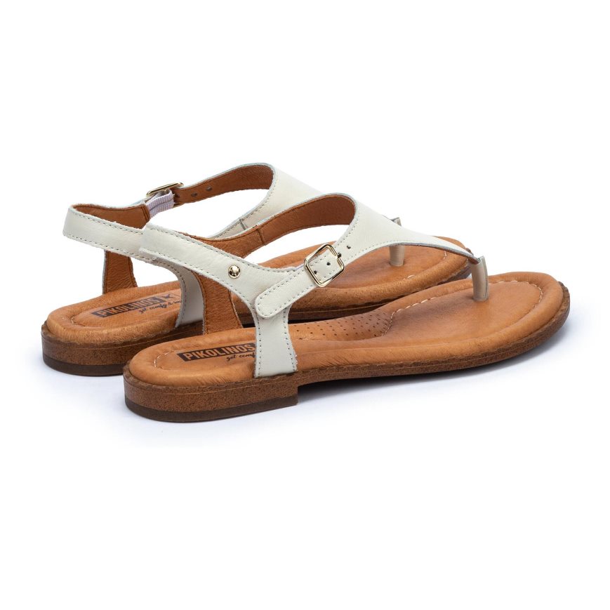 White Pikolinos ALGAR Women's Sandals | SMWE79162