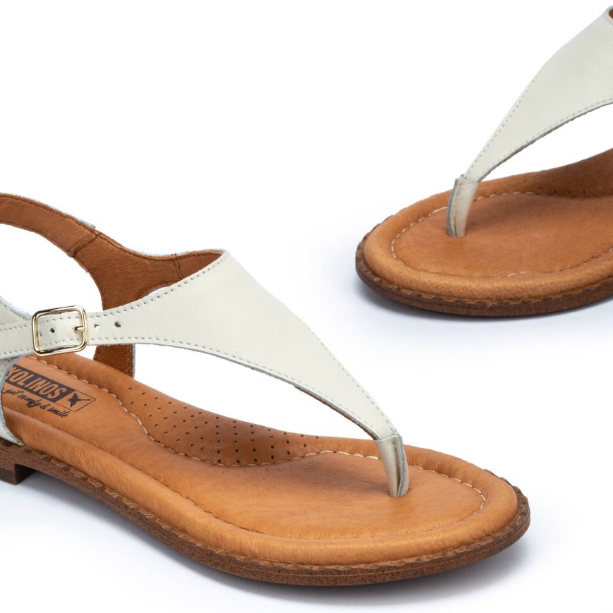 White Pikolinos ALGAR Women's Sandals | SMWE79162