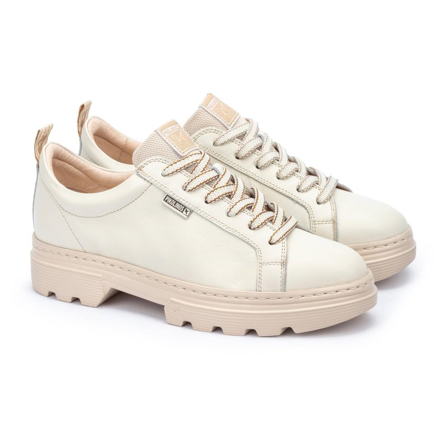 White Pikolinos ASTURIAS Women's Sneakers | SQXT60T81