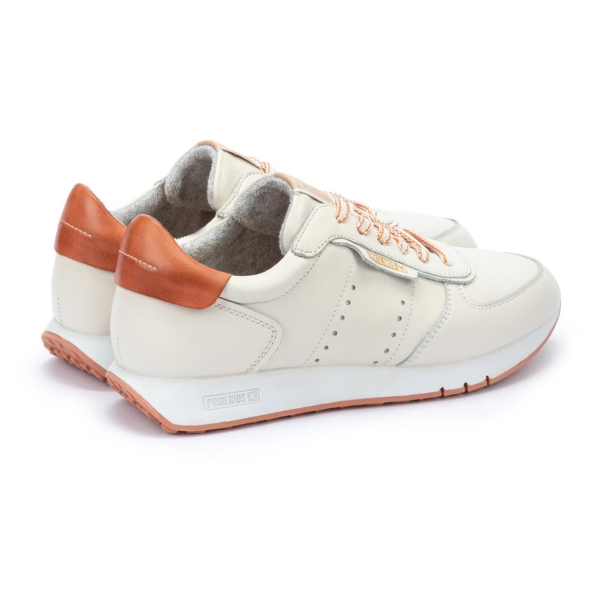 White Pikolinos BARCELONA Women's Sneakers | NLQS09437