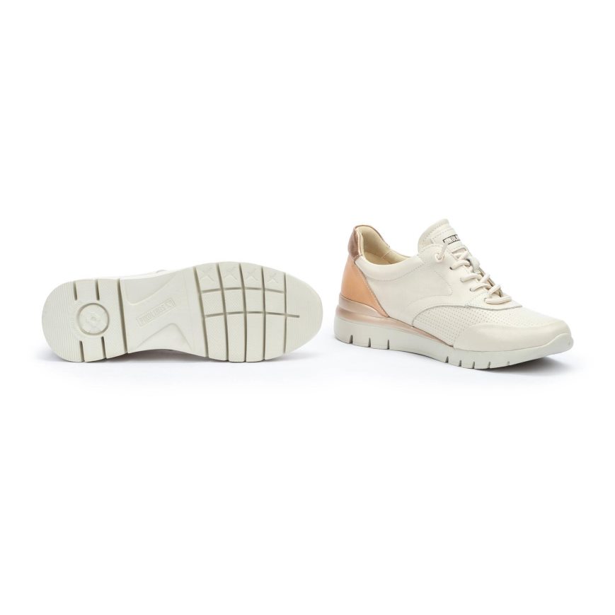 White Pikolinos CANTABRIA Women's Sneakers | OGJH1T297