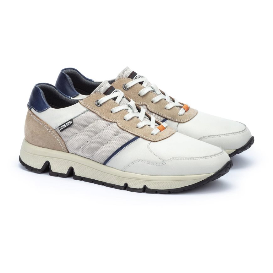 White Pikolinos FERROL Men's Sneakers | SFUR34796