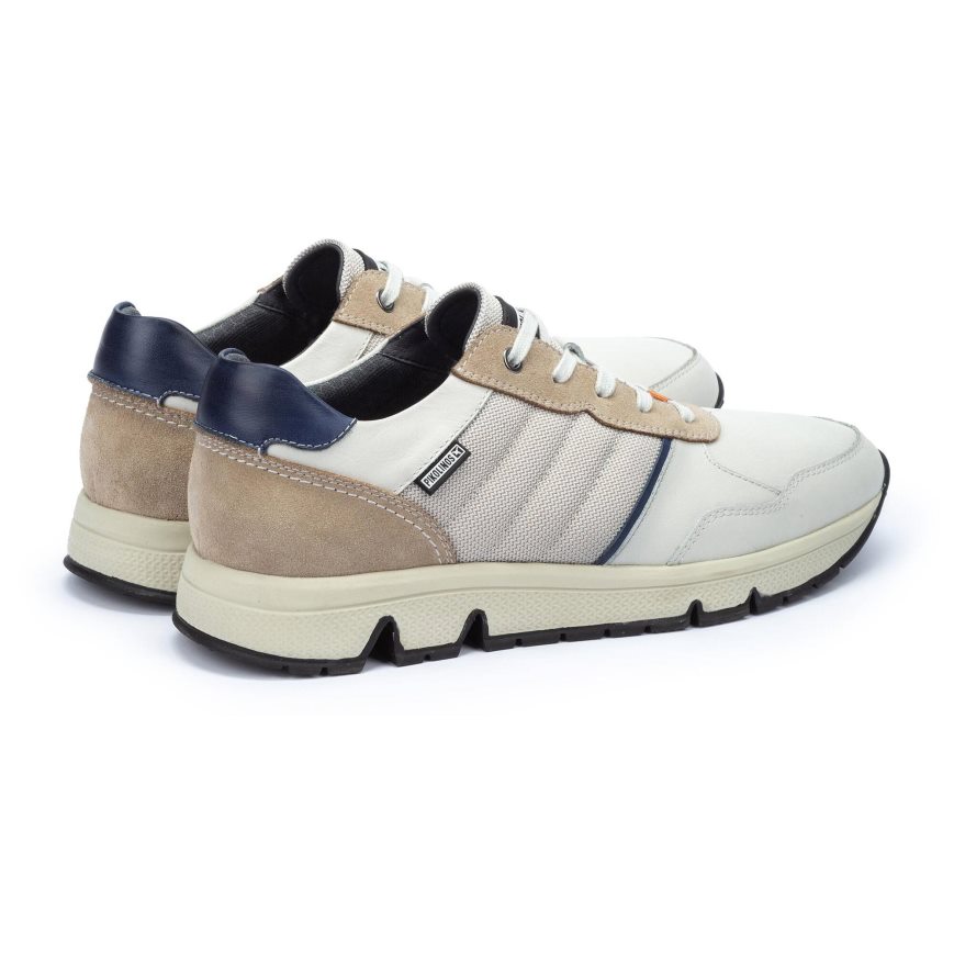 White Pikolinos FERROL Men's Sneakers | SFUR34796