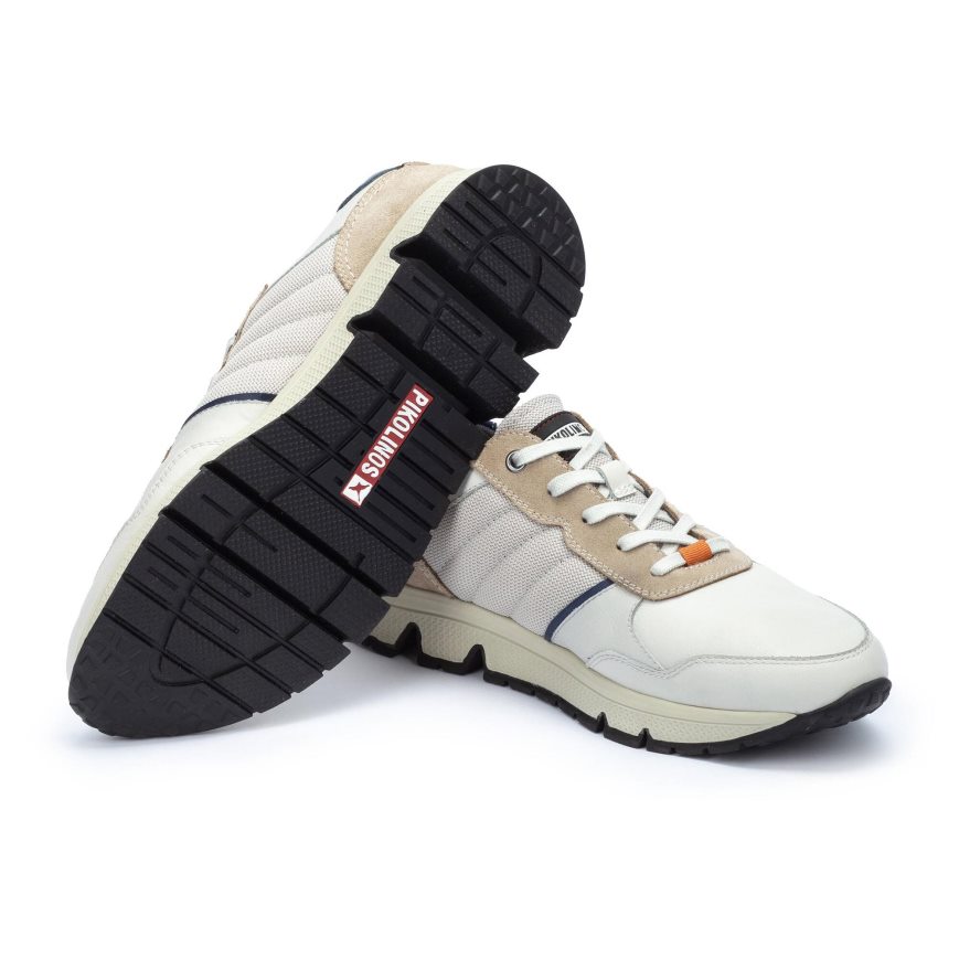 White Pikolinos FERROL Men's Sneakers | SFUR34796