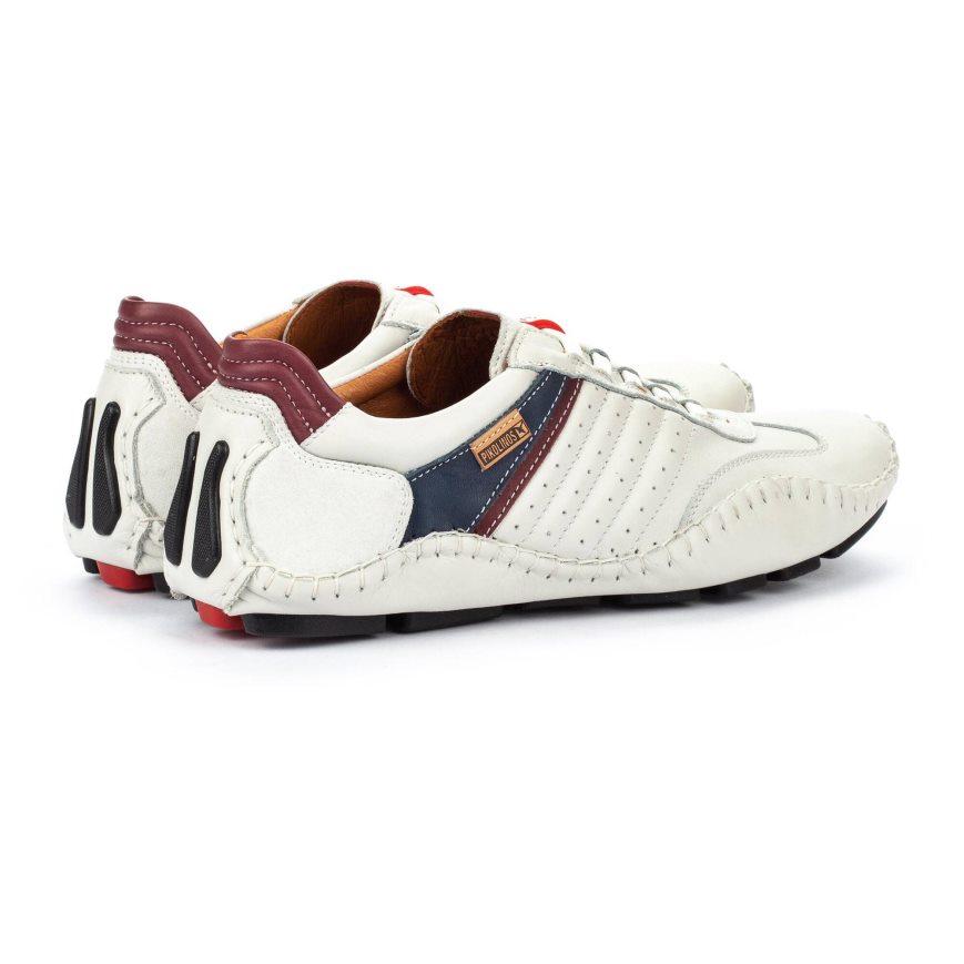 White Pikolinos FUENCARRAL Men's Sneakers | OUZE76810