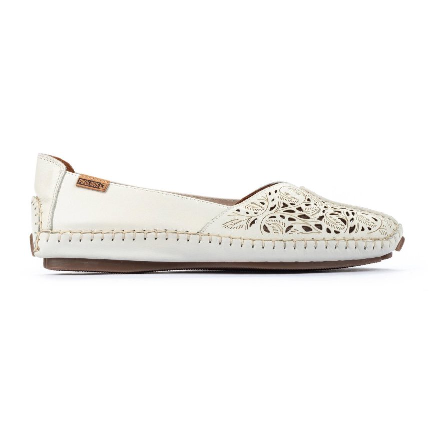 White Pikolinos JEREZ Women\'s Ballet Flats | BM1PT9186