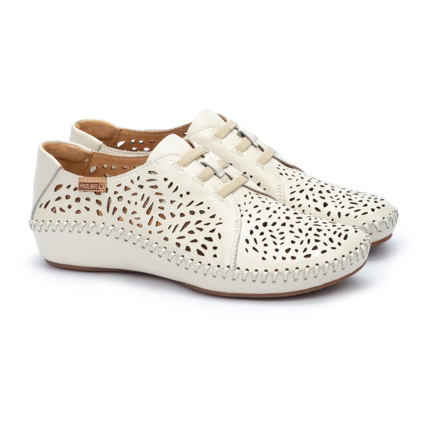 White Pikolinos P. VALLARTA Women's Loafers | APEN183T2