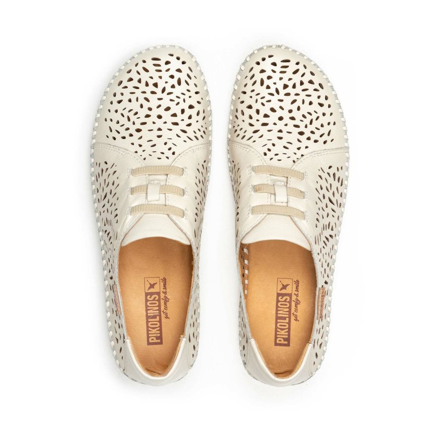 White Pikolinos P. VALLARTA Women's Loafers | APEN183T2