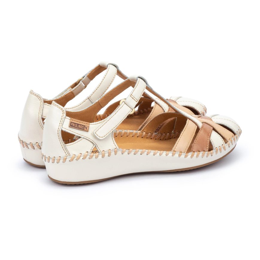 White Pikolinos P. VALLARTA Women's Sandals | MPR128194