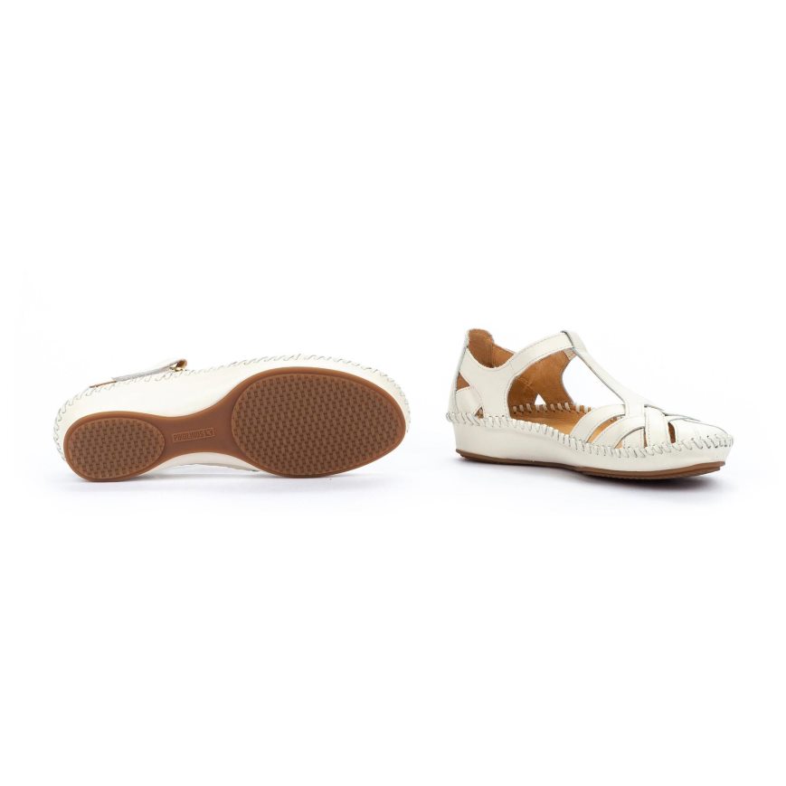 White Pikolinos P. VALLARTA Women's Sandals | SDLG72839