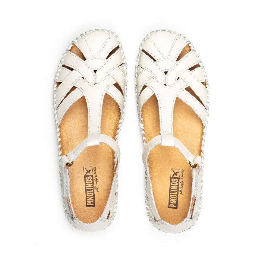 White Pikolinos P. VALLARTA Women's Sandals | SDLG72839