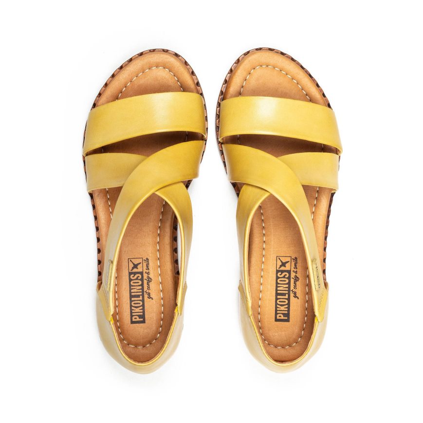 Yellow Pikolinos ALGAR Women's Sandals | XWRA23091