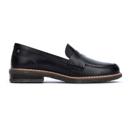 Black Pikolinos ALDAYA Women's Loafers | OIVU69T84