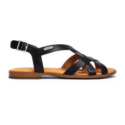 Black Pikolinos ALGAR Women's Flat Sandals | RWSC04963