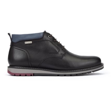 Black Pikolinos BERNA Men's Ankle Boots | CFER10246