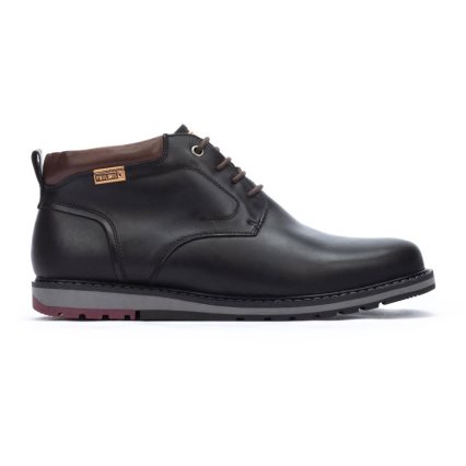 Black Pikolinos BERNA Men's Ankle Boots | CT1D82013