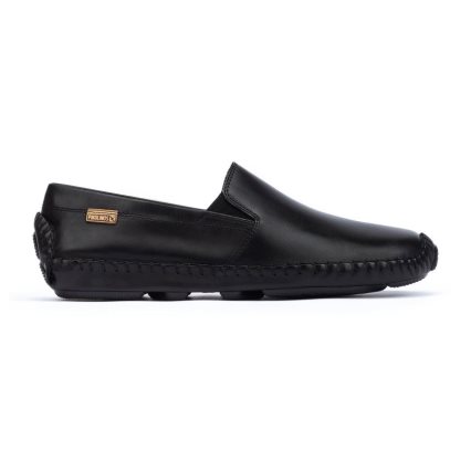 Black Pikolinos JEREZ Men's Moccasins | XPUL49370