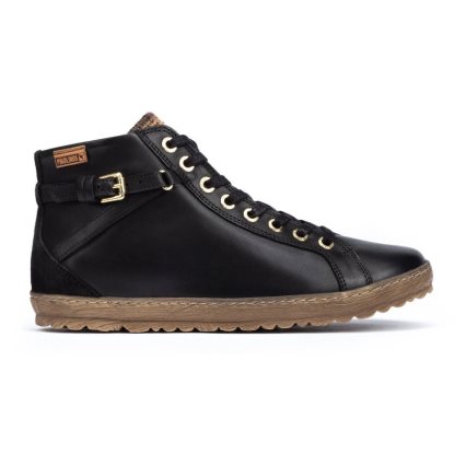 Black Pikolinos LAGOS Women's Ankle Boots | WOZY13479