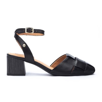 Black Pikolinos MURCIA Women's Heels Sandals | TDUV18T04