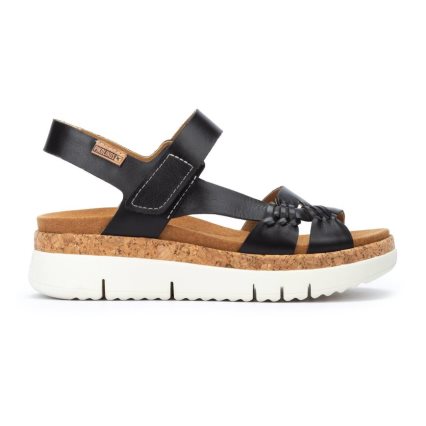 Black Pikolinos PALMA Women's Sandals | 1YRV17T08