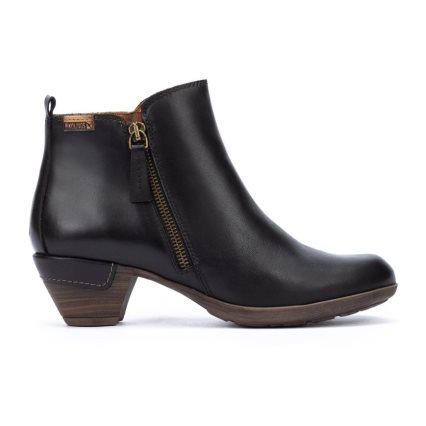 Black Pikolinos ROTTERDAM Women's Ankle Boots | AFGX31498