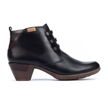 Black Pikolinos ROTTERDAM Women's Ankle Boots | TENB9807T