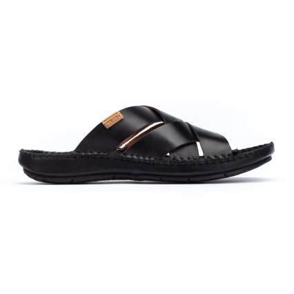 Black Pikolinos TARIFA Men's Sandals | JICZ80142