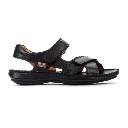 Black Pikolinos TARIFA Men's Sandals | PLYV2T134