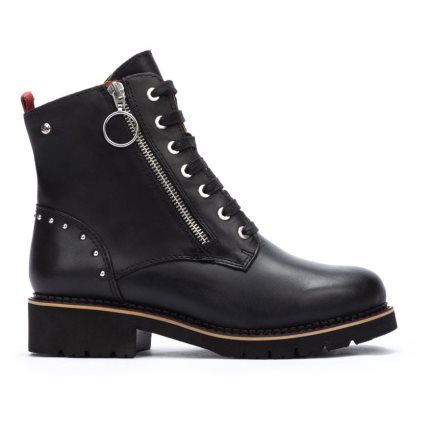 Black Pikolinos VICAR Women's Ankle Boots | XVSF13T94