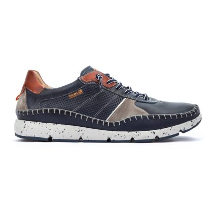 Blue Pikolinos FUENCARRAL Men's Sneakers | SDBR3186T