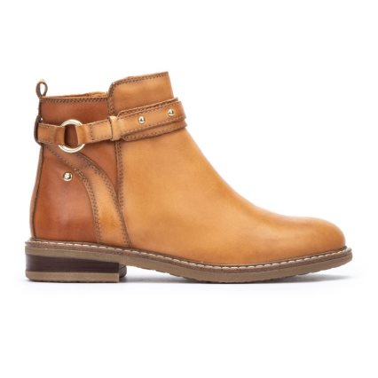 Brown Pikolinos ALDAYA Women's Ankle Boots | WC1V3T108