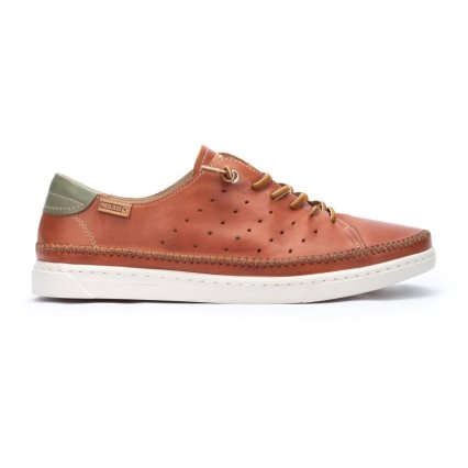 Brown Pikolinos ALICANTE Men's Sneakers | MIT174231