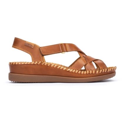 Brown Pikolinos CADAQUES Women's Sandals | TJCP73T12