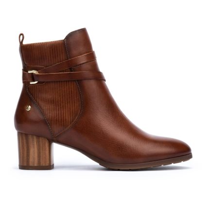 Brown Pikolinos CALAFAT Women's Ankle Boots | D1FN80T34