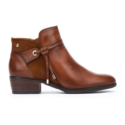 Brown Pikolinos DAROCA Women's Ankle Boots | RJYA70612